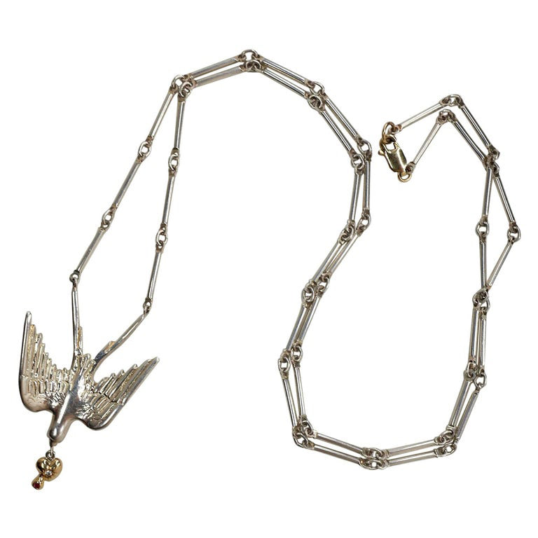 Dove Heart Necklace