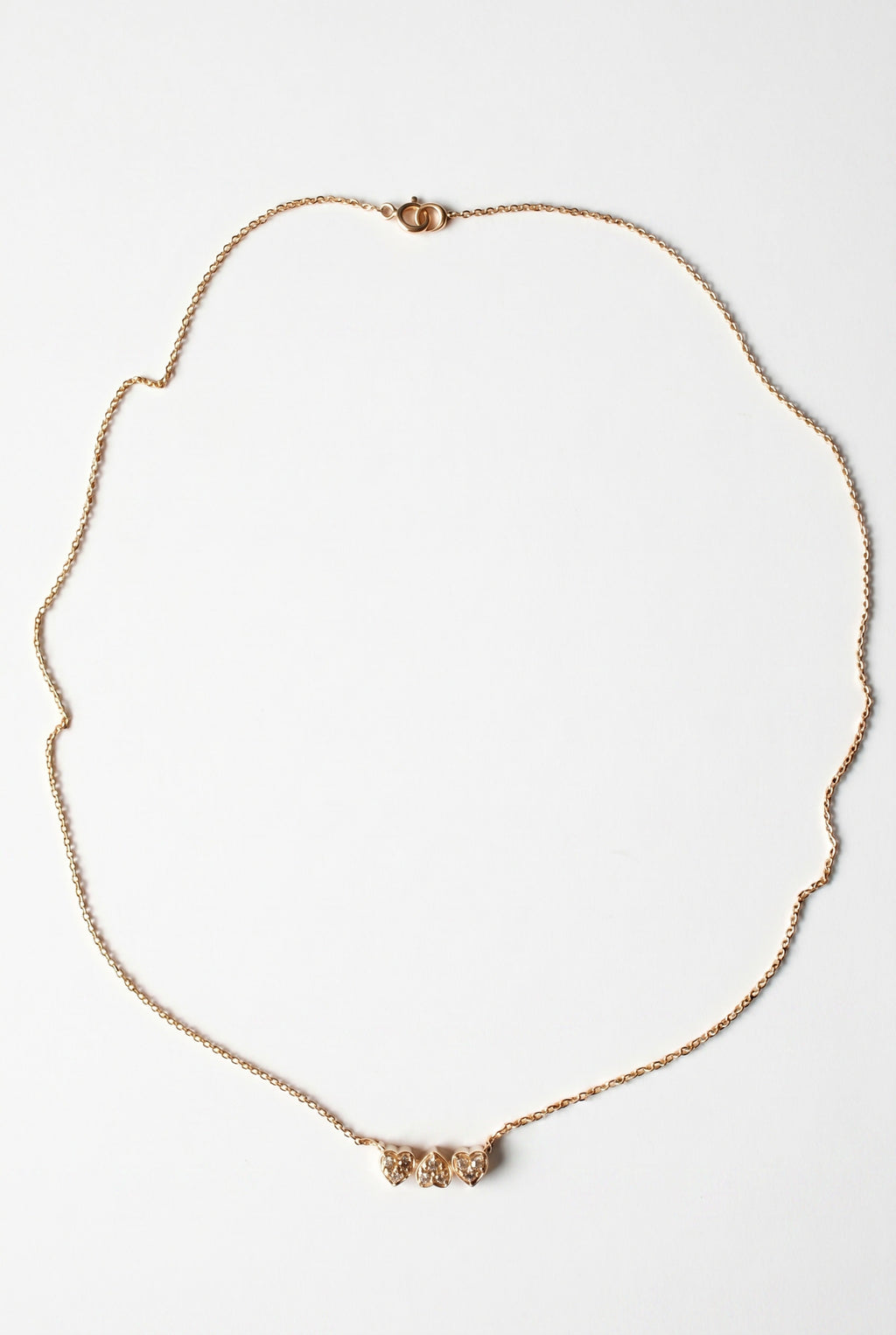 Diamond Heart Choker Necklace