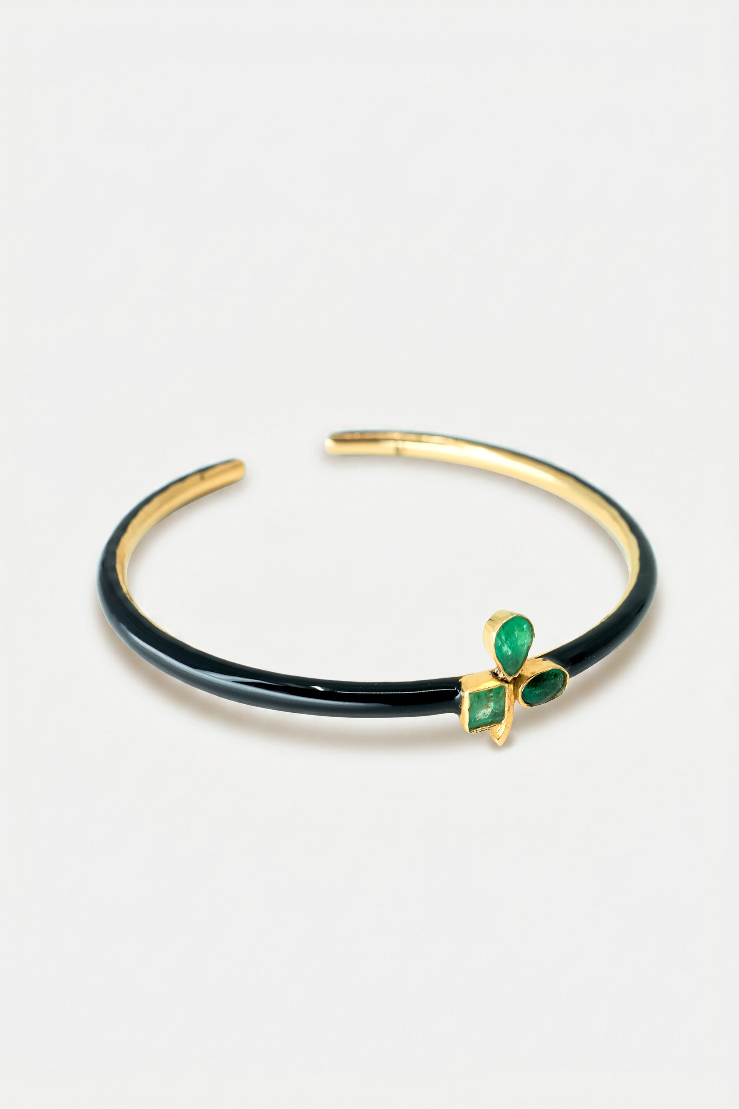 Luck Clover Cuff Bracelet