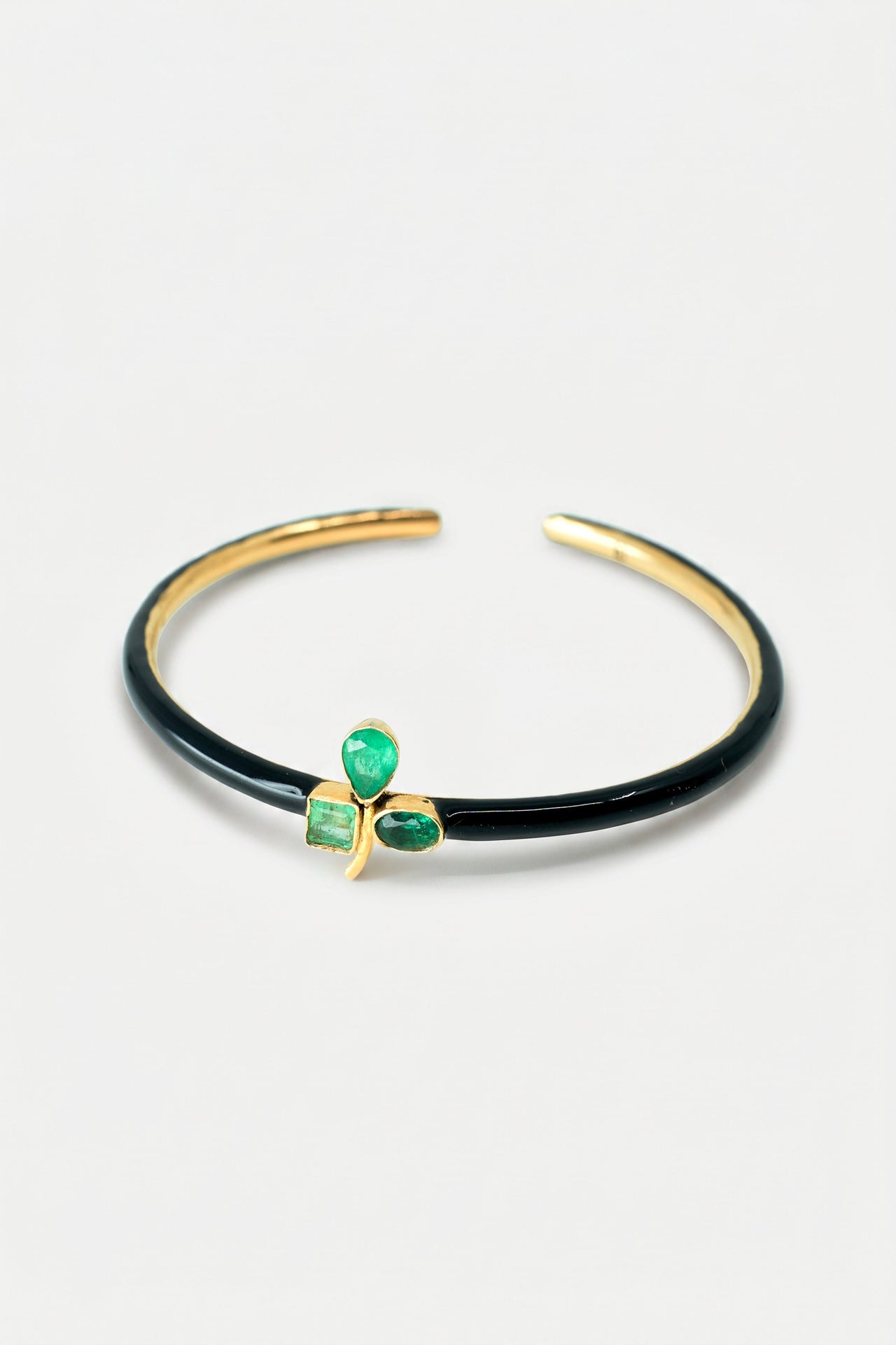 Luck Clover Cuff Bracelet