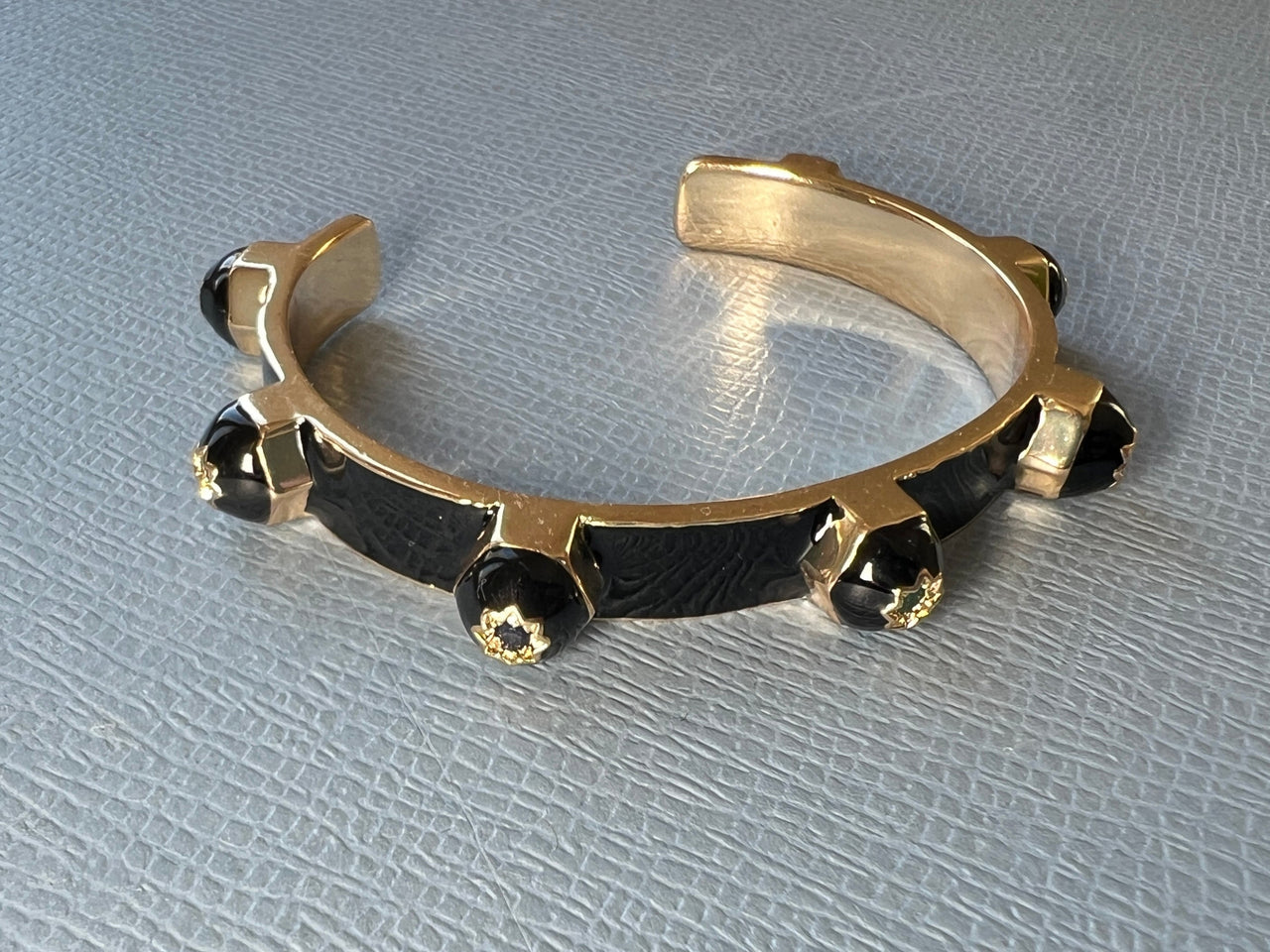 Chakra Eight-Pointed Star Stud Cuff Bracelet