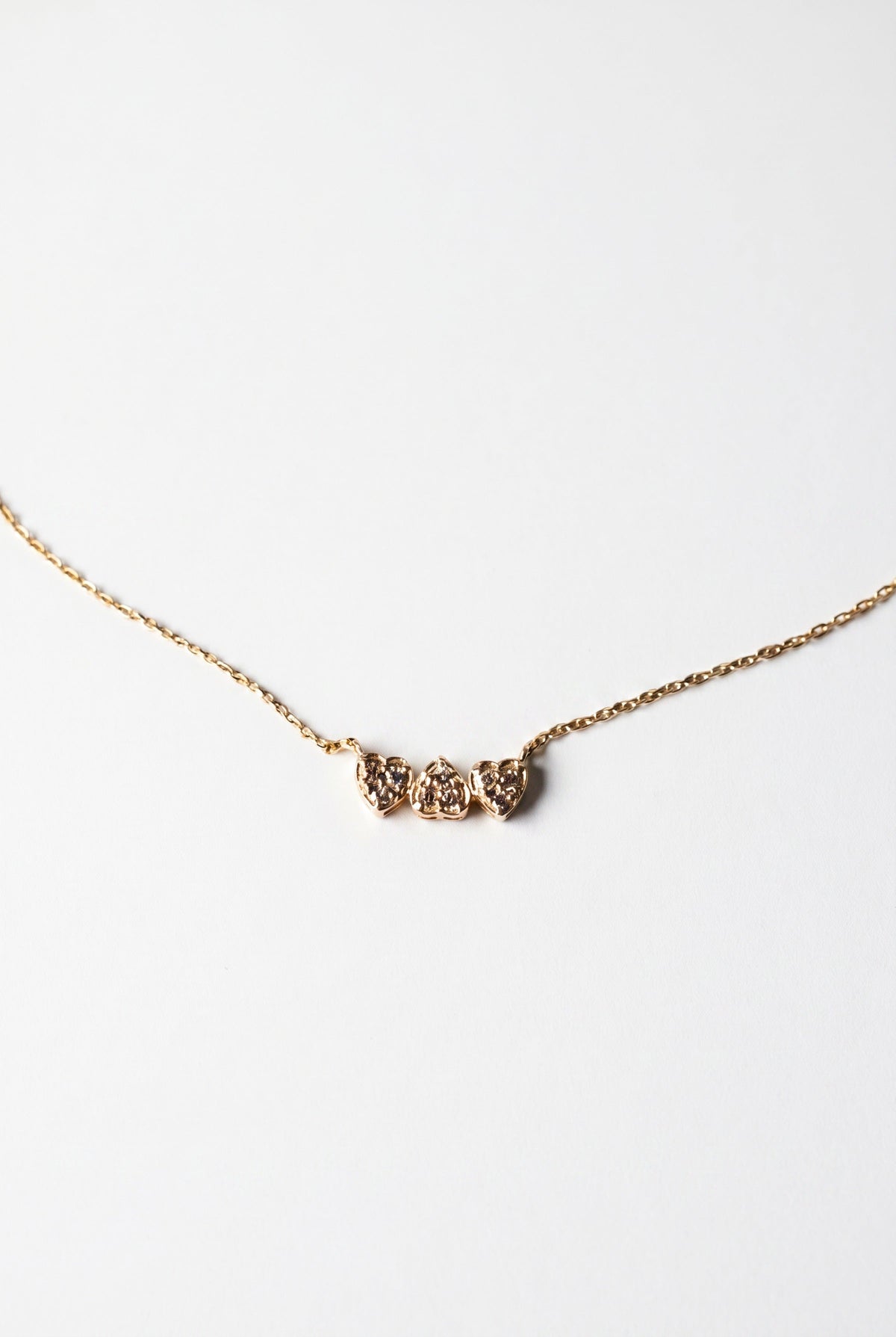 Diamond Heart Choker Necklace