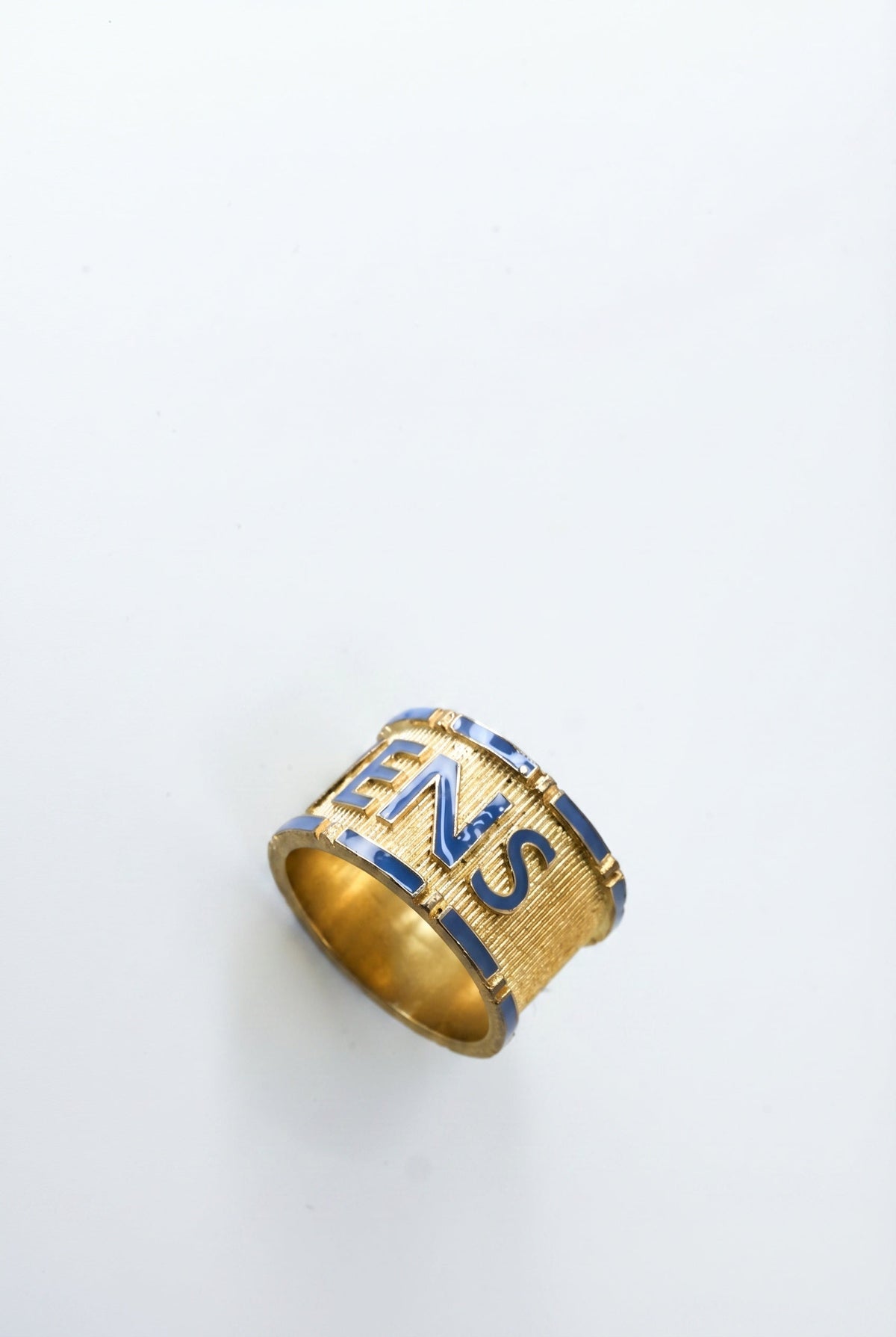 Blue Enamel Ring Heavens