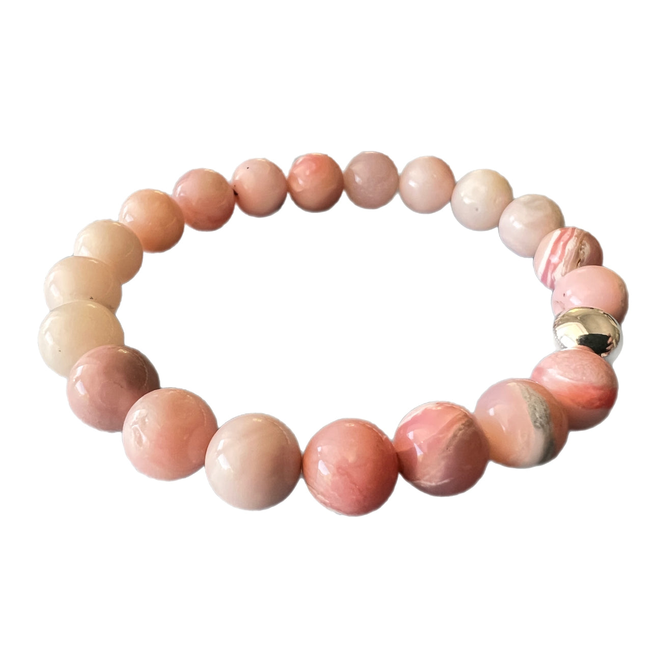 Pink Opal Heart Chakra Healing Bracelet