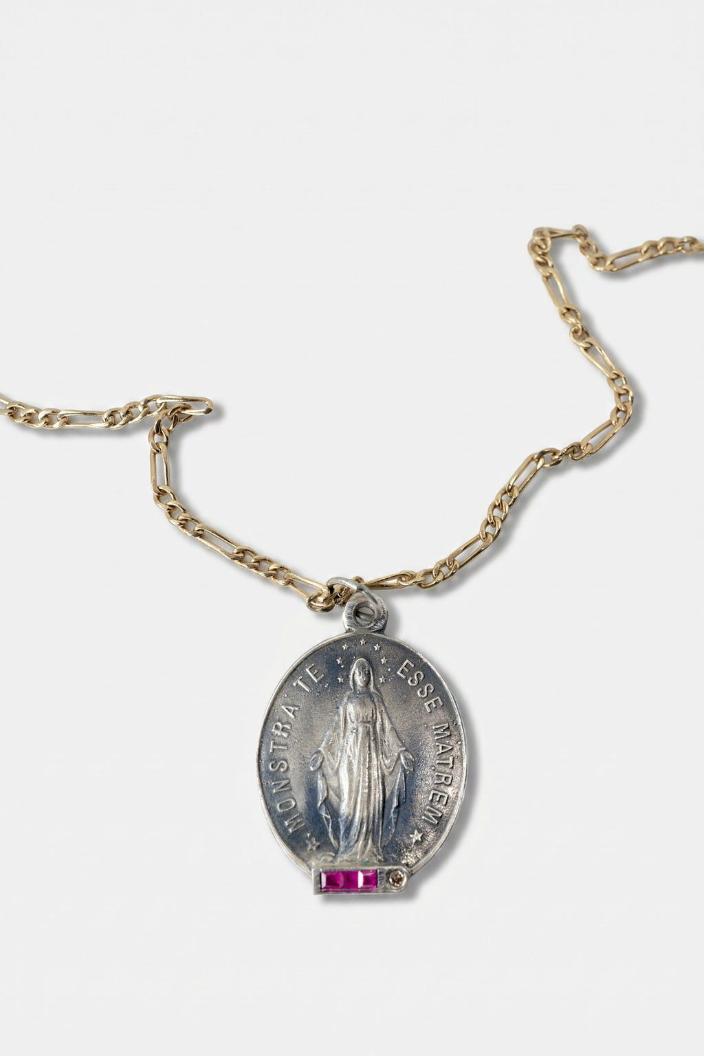 Virgin Mary Medal Necklace