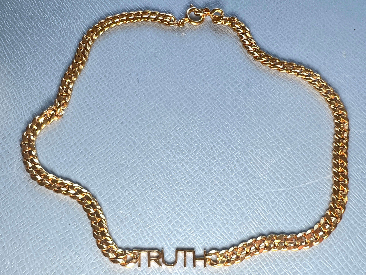 Truth Choker Chain Necklace