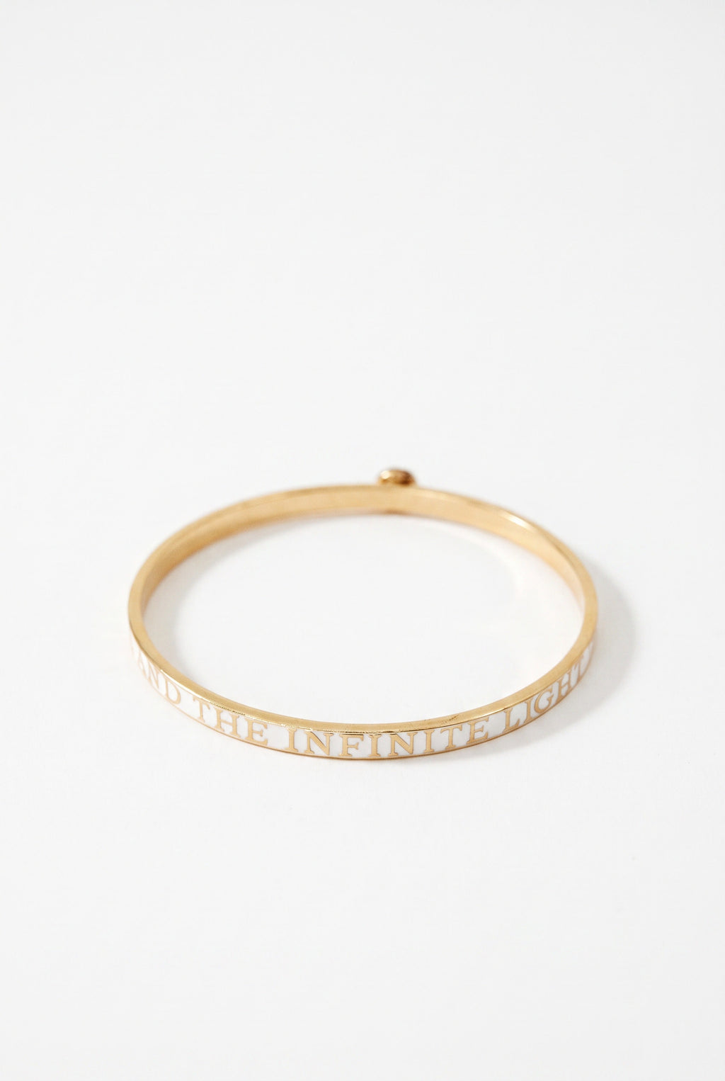 Ruby Heart Bangle White Enamel Bracelet