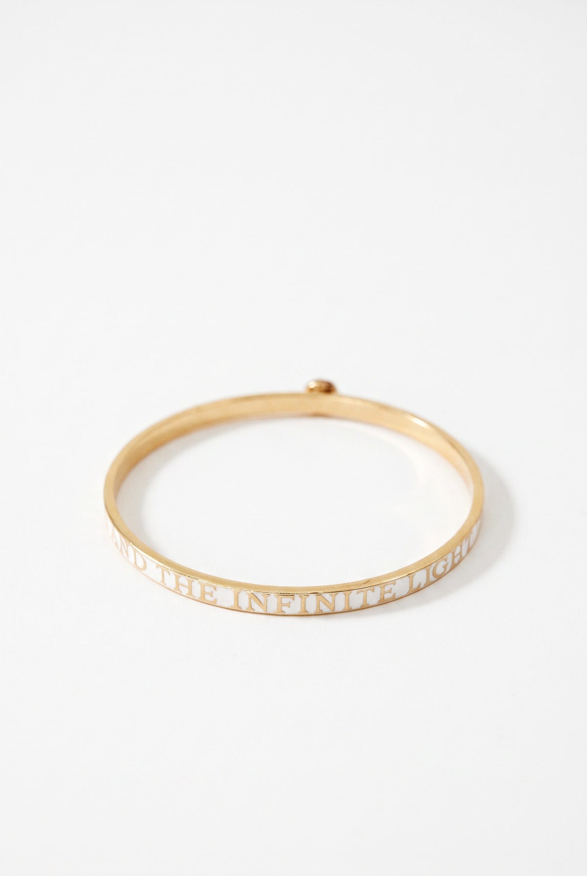 Ruby Heart Bangle White Enamel Bracelet
